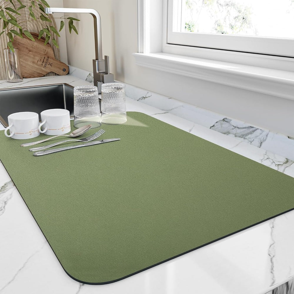 Dish Drying Mat - Bound Edge Countertop