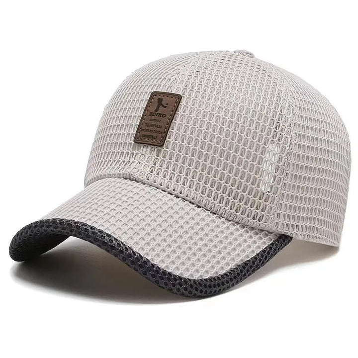 Men's Baseball Cap - Mesh Panel Curved Brim Adjustable