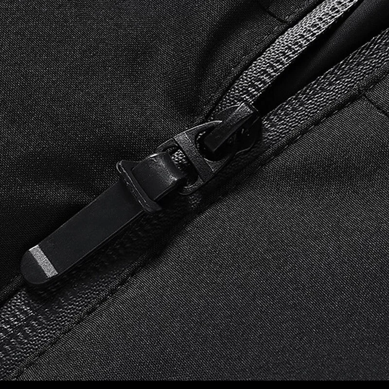 Men's Hooded Puffer Jacket - Drawstring Hood Zip Front