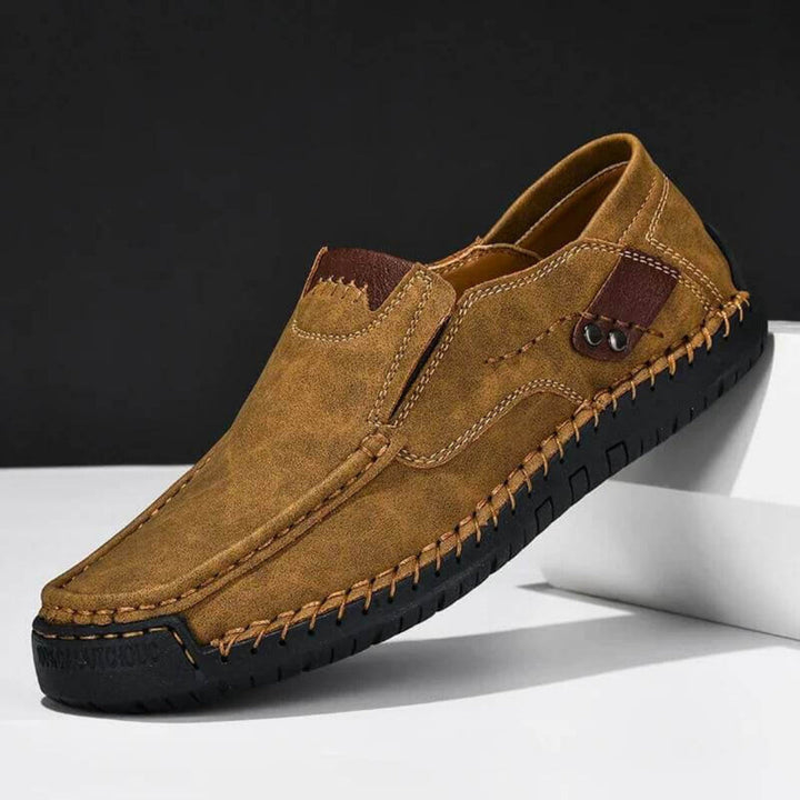 Men's Slip On Loafers Moc Toe Shoes