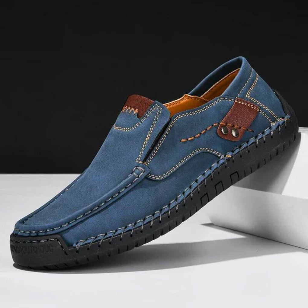 Men's Slip On Loafers Moc Toe Shoes