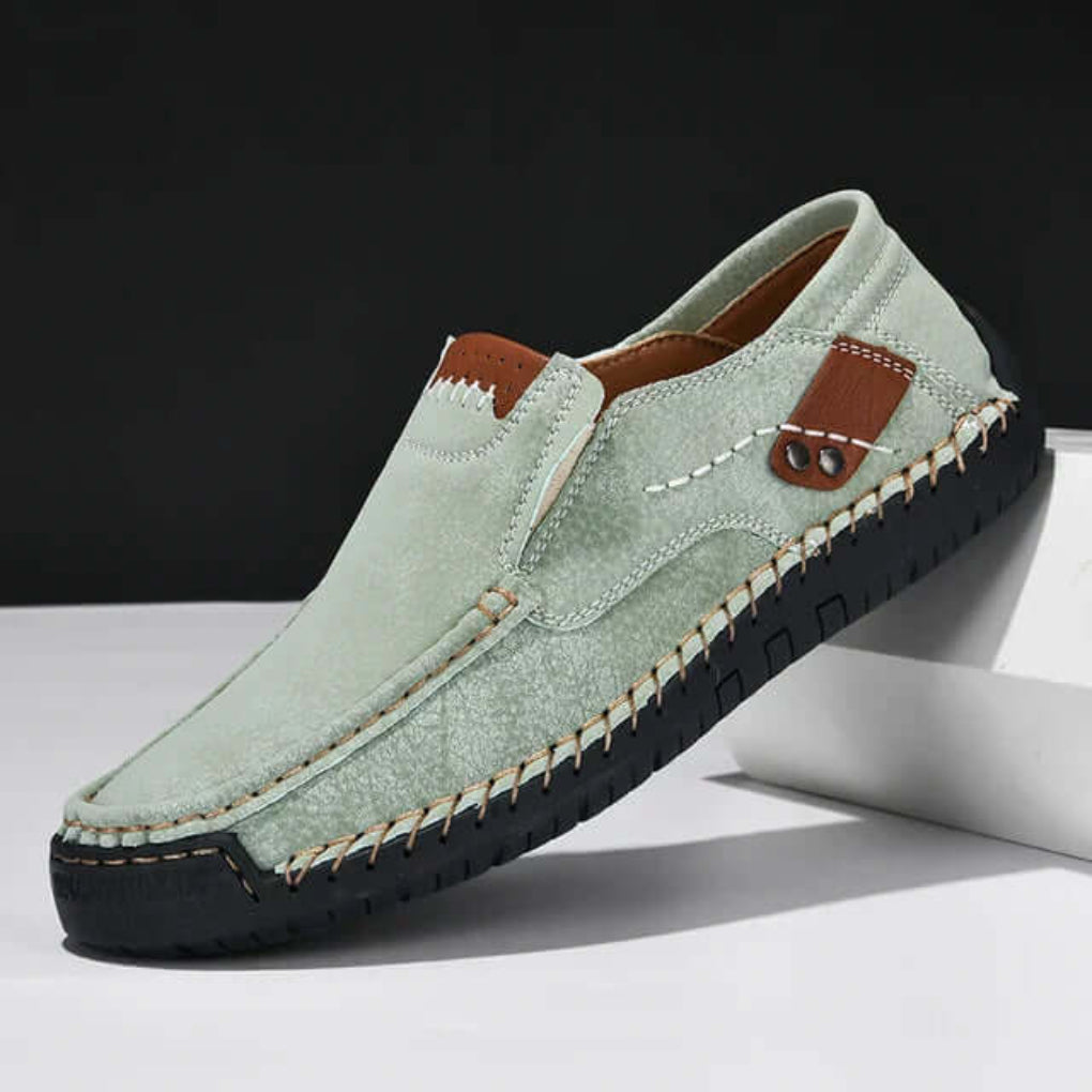 Men's Slip On Loafers Moc Toe Shoes