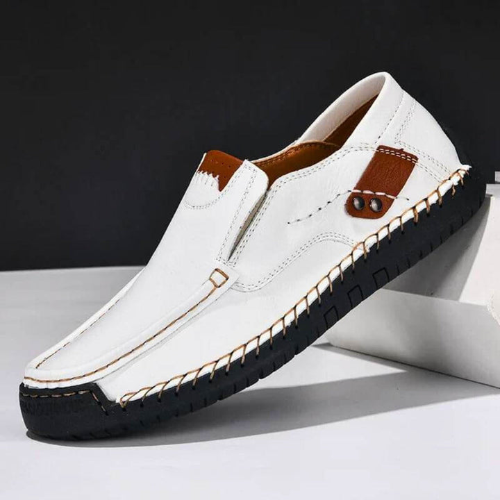 Men's Slip On Loafers Moc Toe Shoes