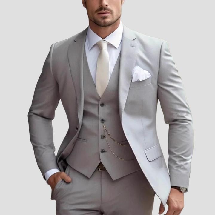 Men's Three Piece Suit - Notch Lapel