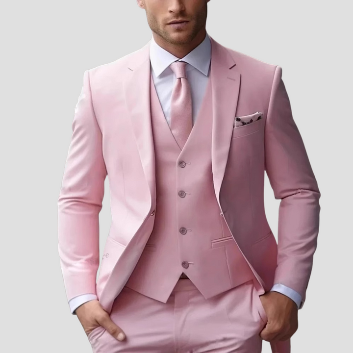Men's Three Piece Suit - Notch Lapel