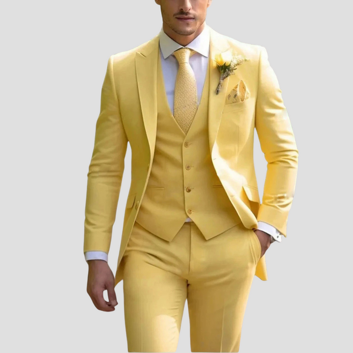 Men's Three Piece Suit - Notch Lapel