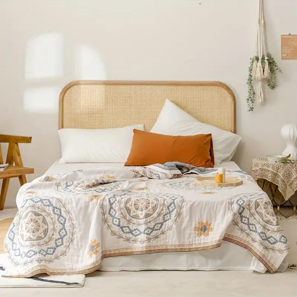 Throw Blanket - Bohemian Medallion Print