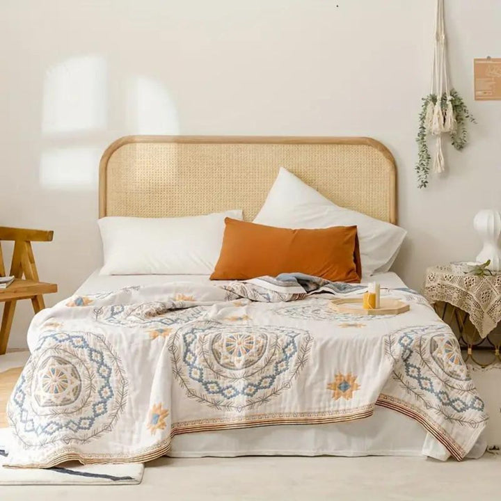 Throw Blanket - Bohemian Medallion Print