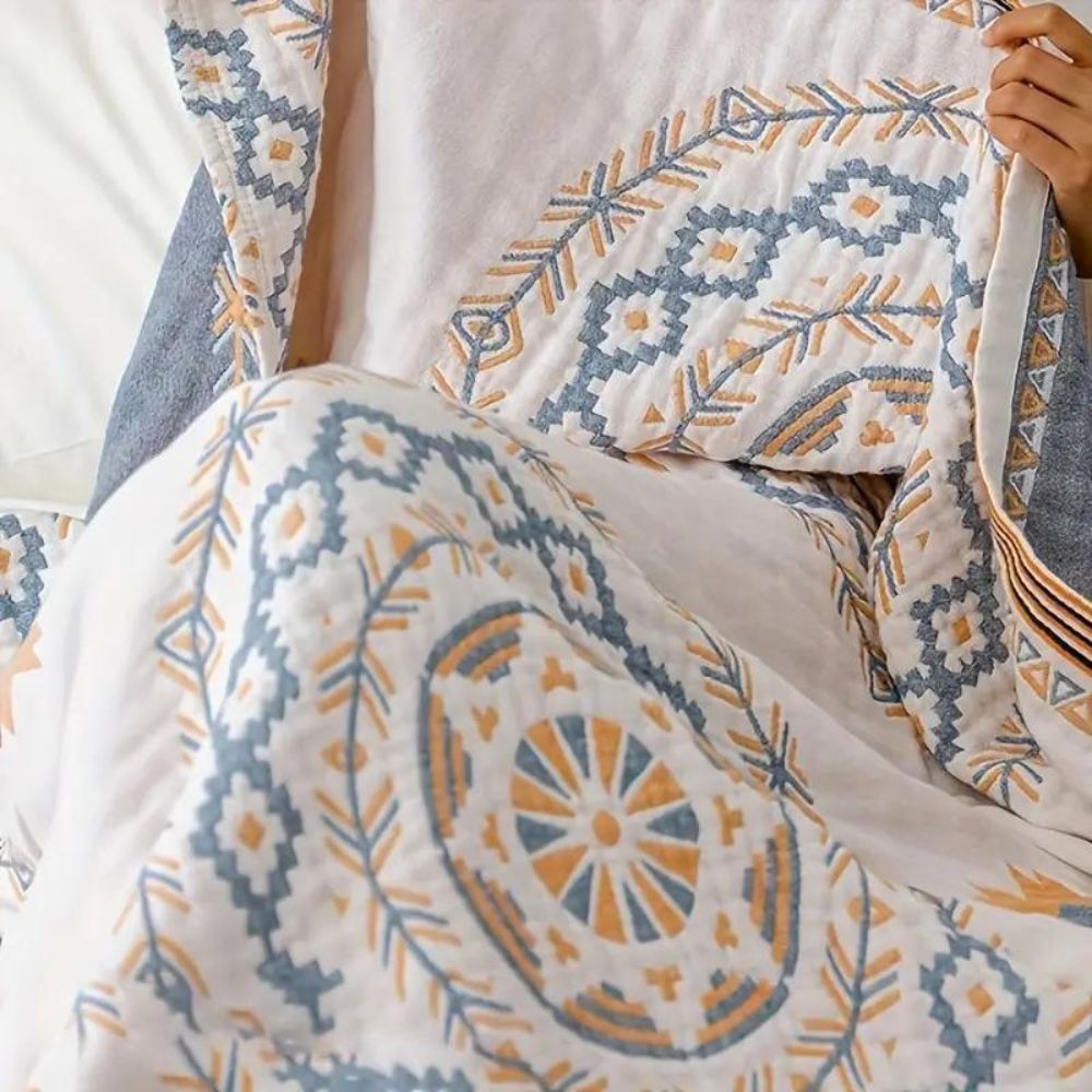 Throw Blanket - Bohemian Medallion Print