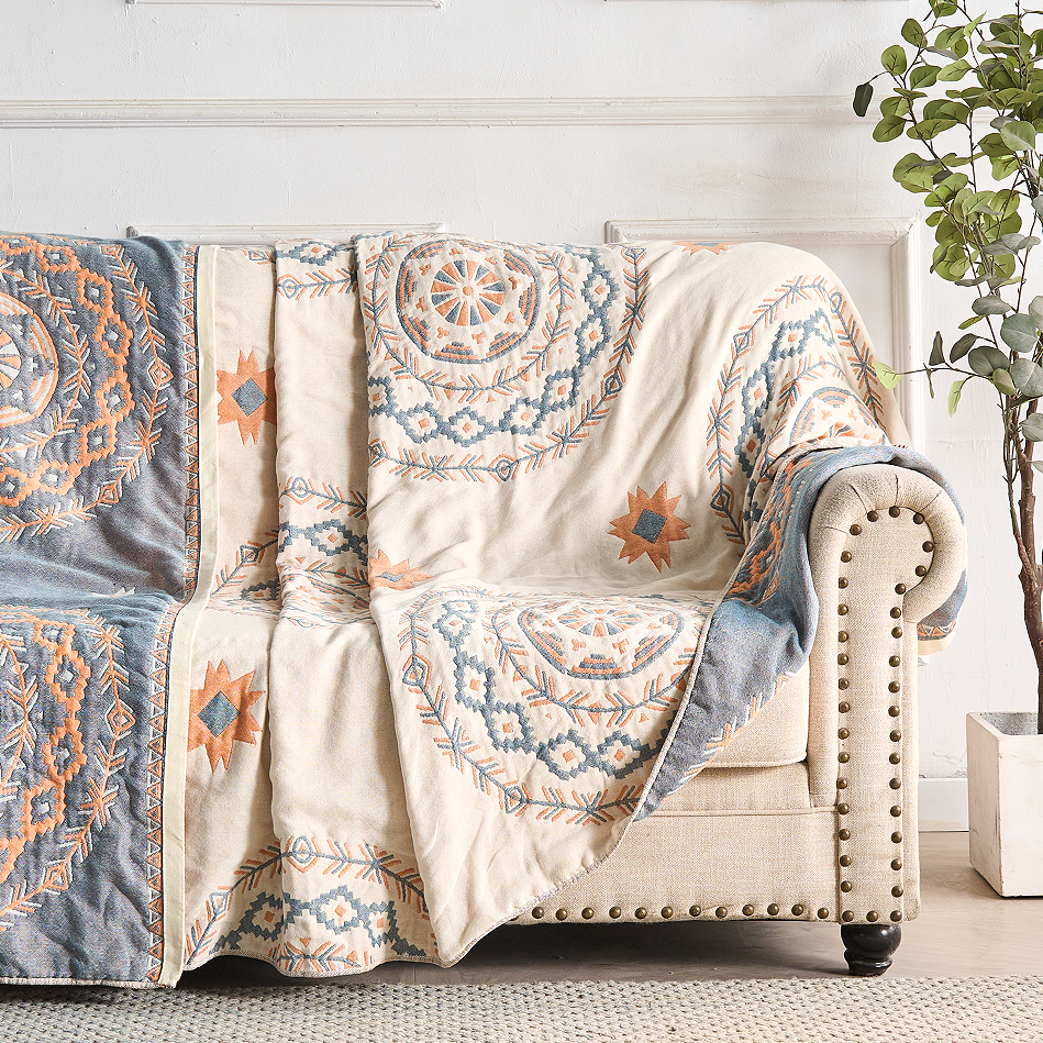 Throw Blanket - Bohemian Medallion Print