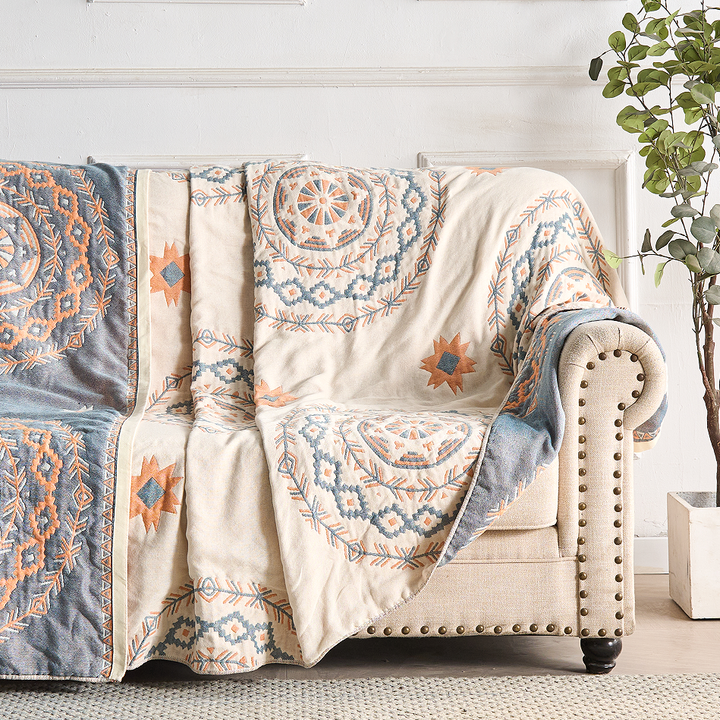 Throw Blanket - Bohemian Medallion Print