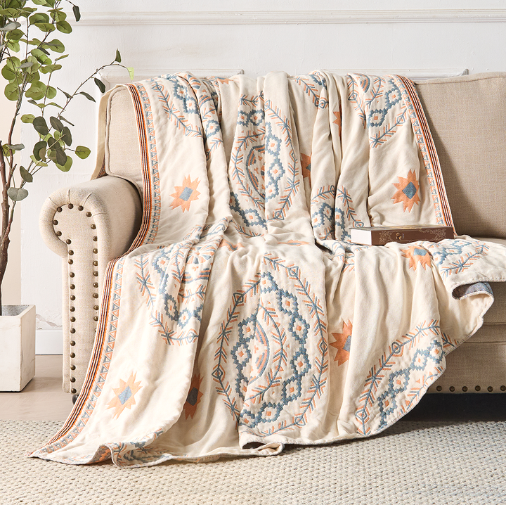 Throw Blanket - Bohemian Medallion Print