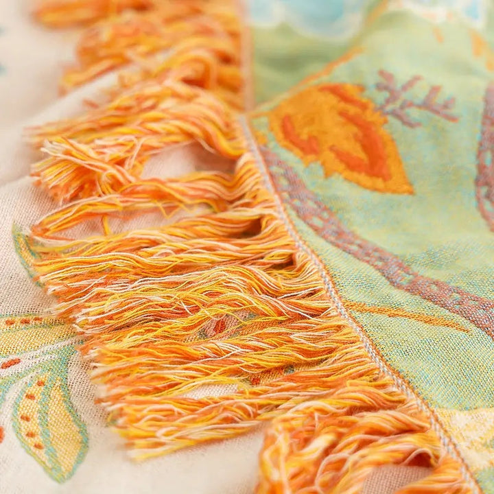 Throw Blanket - Reversible Floral Print