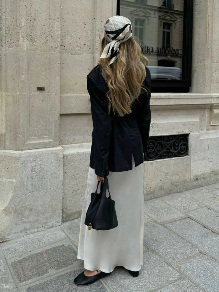 Women's Bucket Tote Bag - Top-Handle Padlock Closure