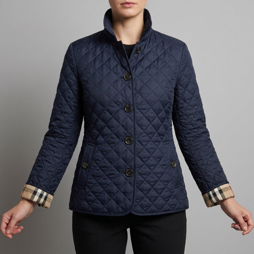 Women's Quilted Jacket - Button Front