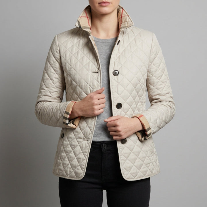 Women's Quilted Jacket - Button Front