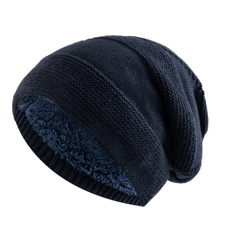Women's Slouchy Knit Beanie - Fleece Lined Oversized Hat