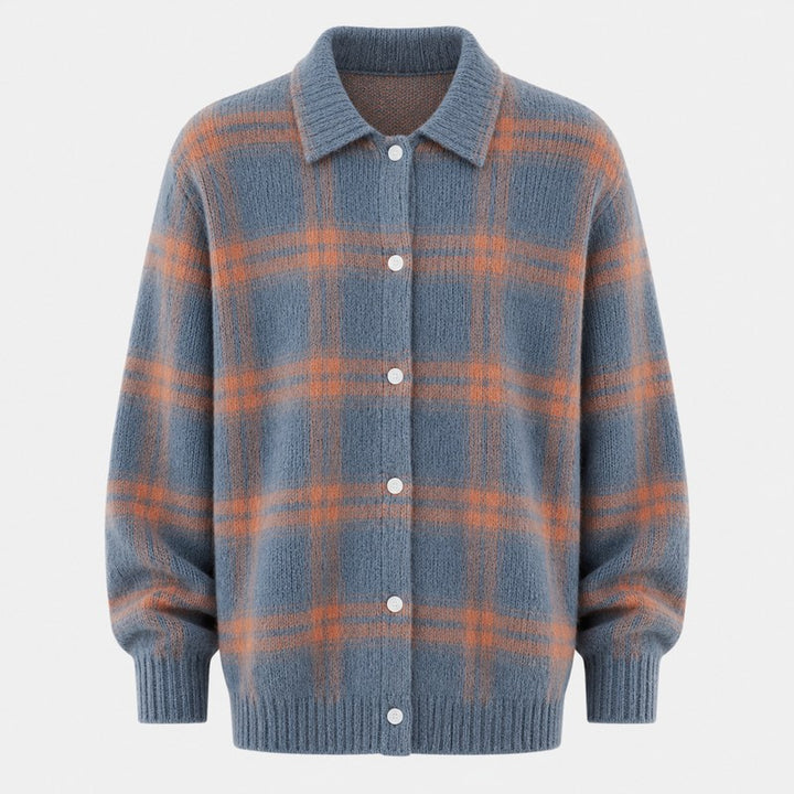 Women's Collared Layering Cardigan - Relaxed Fit
