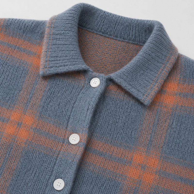 Women's Collared Layering Cardigan - Relaxed Fit