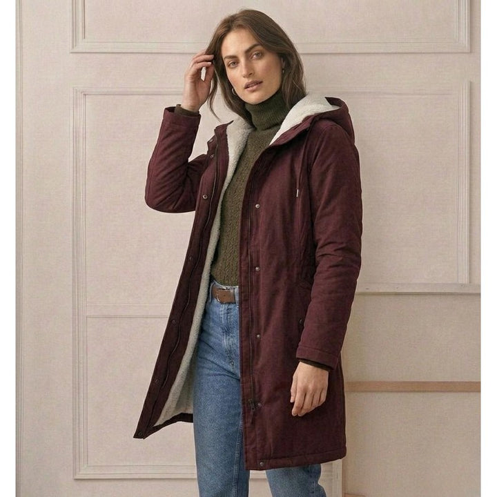 Women's Parka - Mid-Thigh Length with Storm Hood
