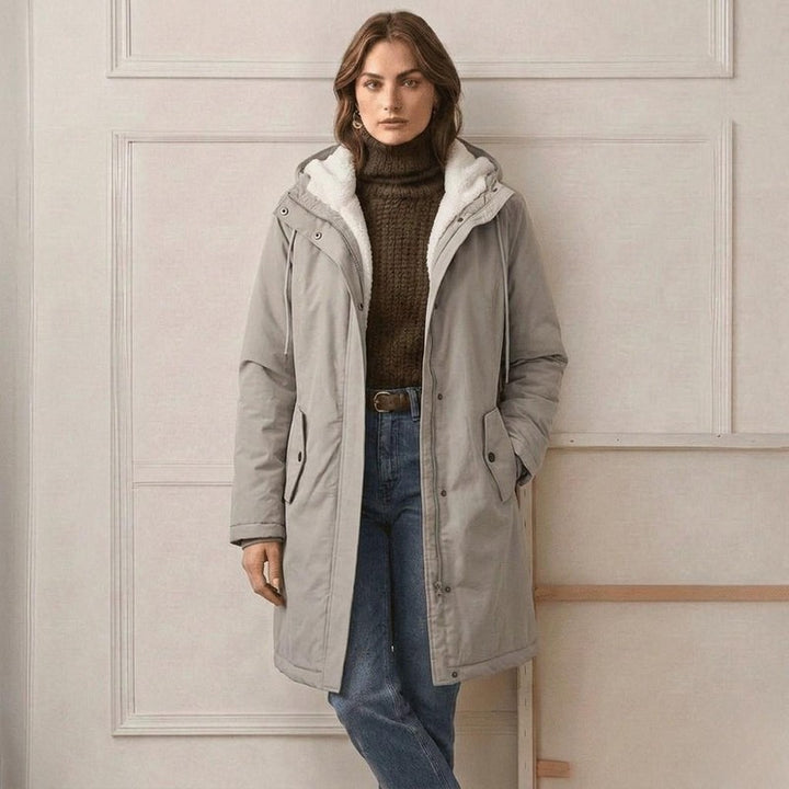 Women's Parka - Mid-Thigh Length with Storm Hood