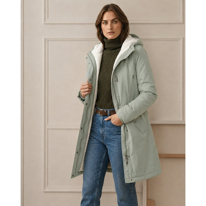 Women's Parka - Mid-Thigh Length with Storm Hood