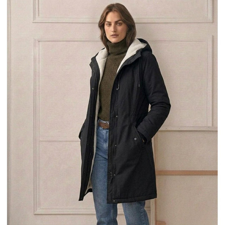 Women's Parka - Mid-Thigh Length with Storm Hood