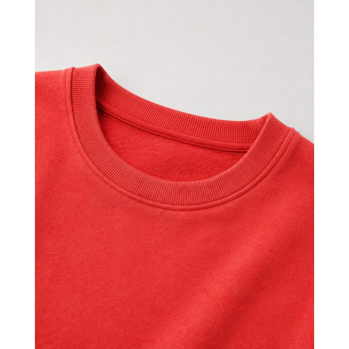 Women's Pullover Sweater - Crew Neck Ribbed Hem